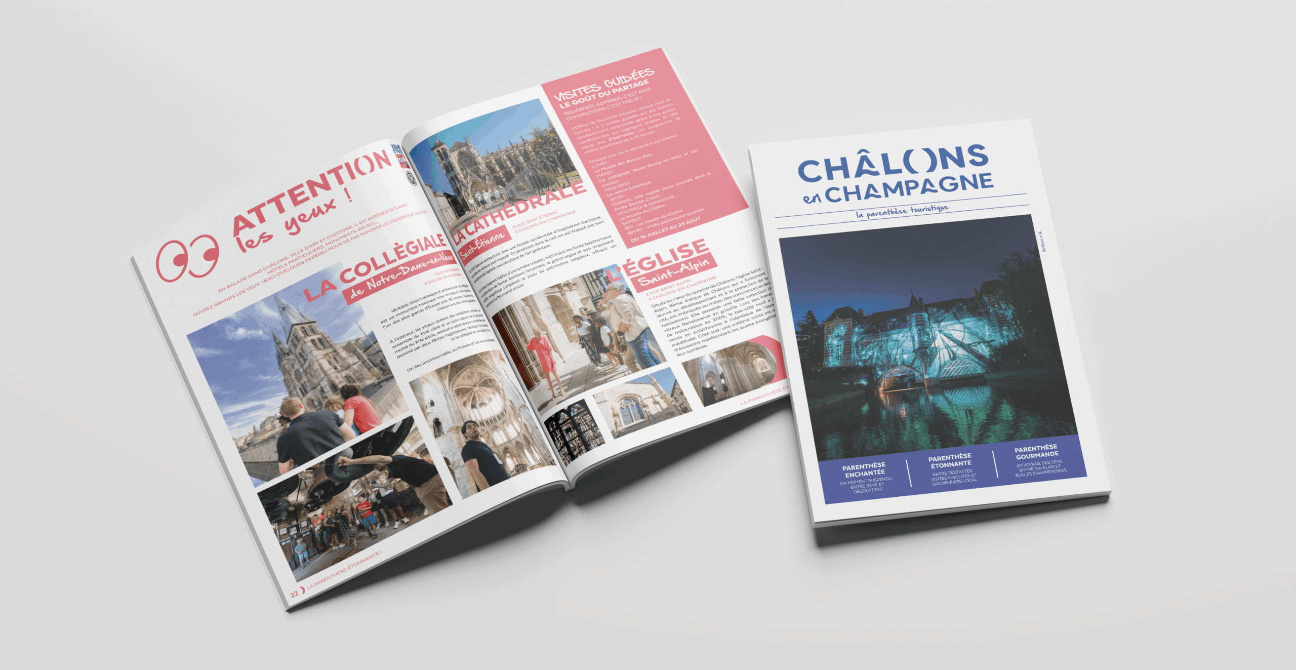 support de communication - magazine - office de tourisme