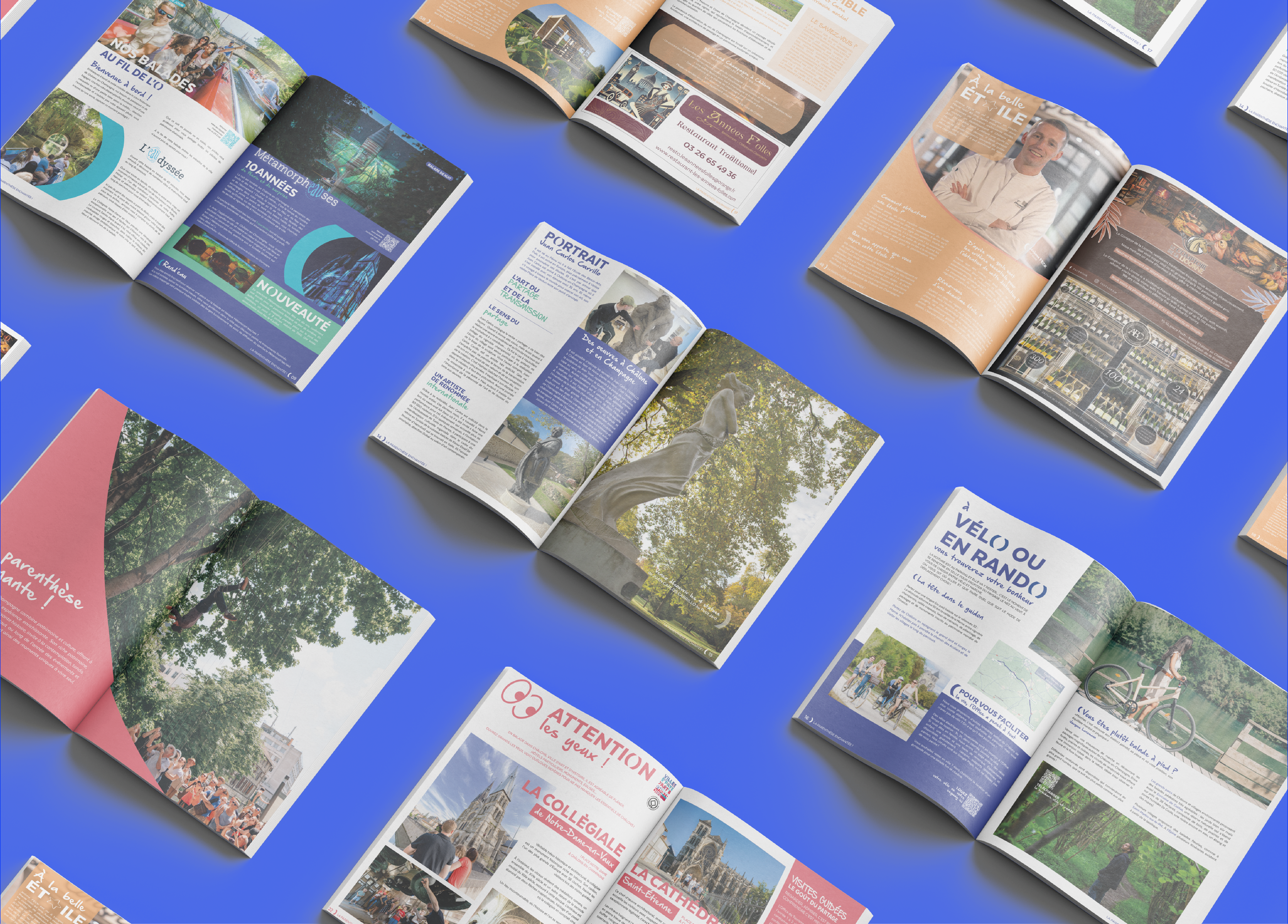 support de communication - magazine - office de tourisme