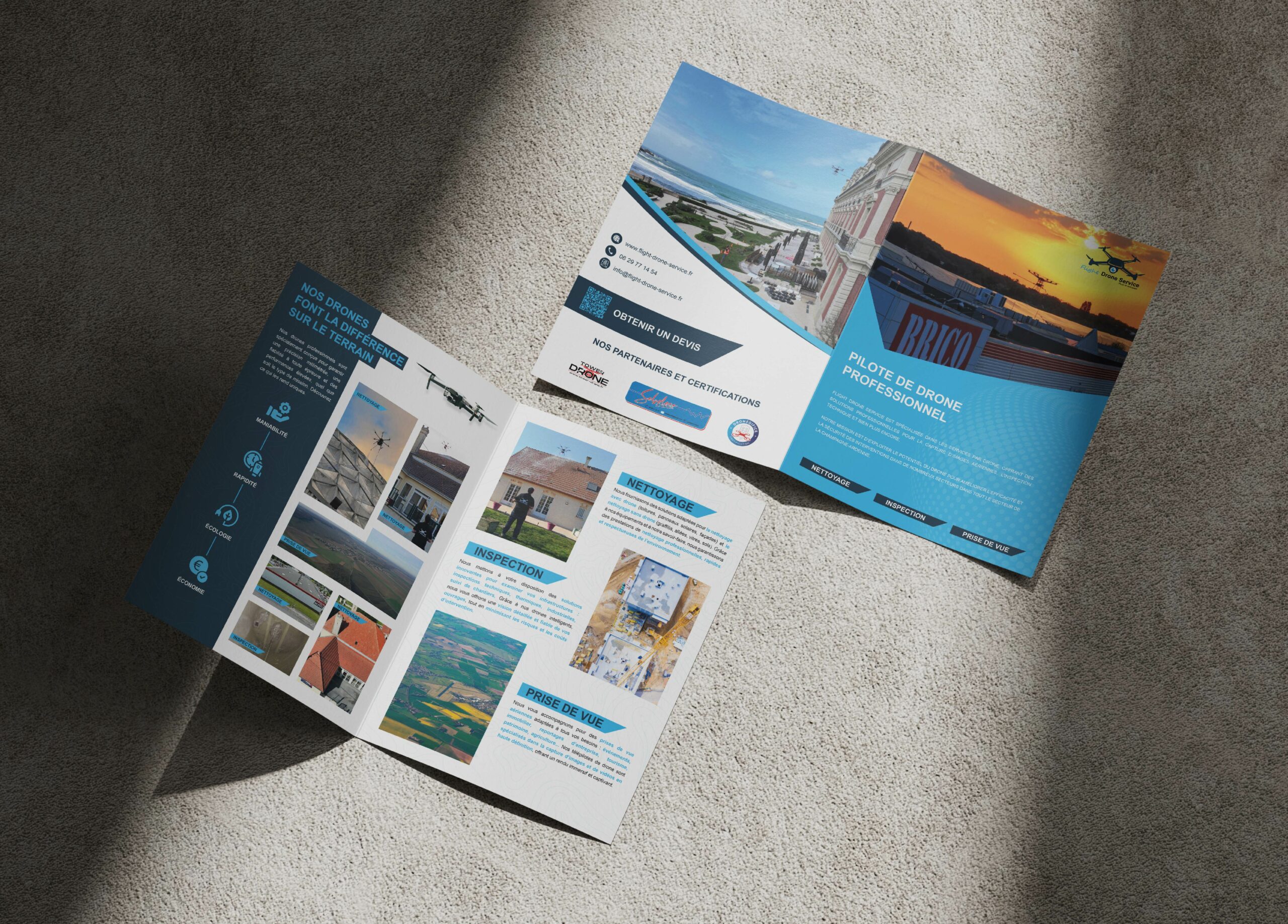 support-communication-flight-drone-service