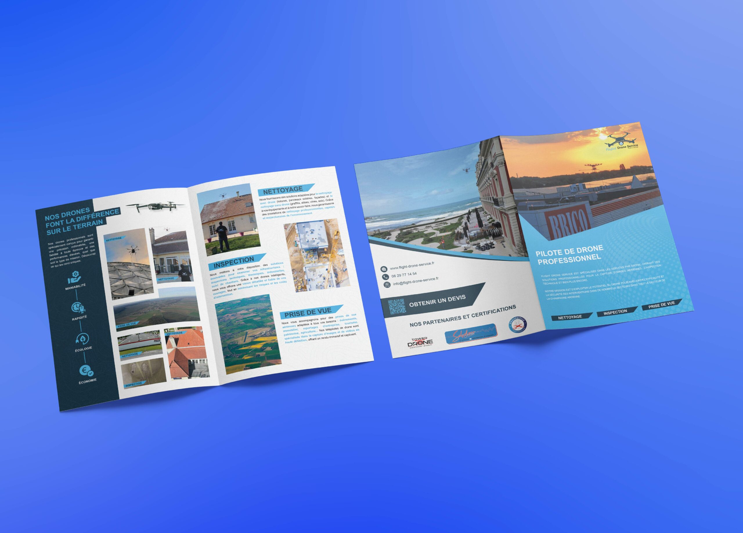 support-communication-flight-drone-service