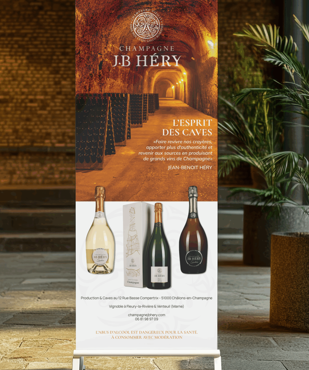 Roll-up - Maison de Champagne JB Héry